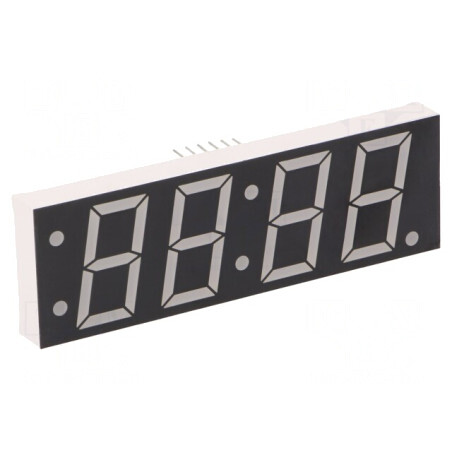 Afişaj LED 7 Segmente Roșu 24mm 4 Digits | Electronic-mag.ro | Componente Electronice