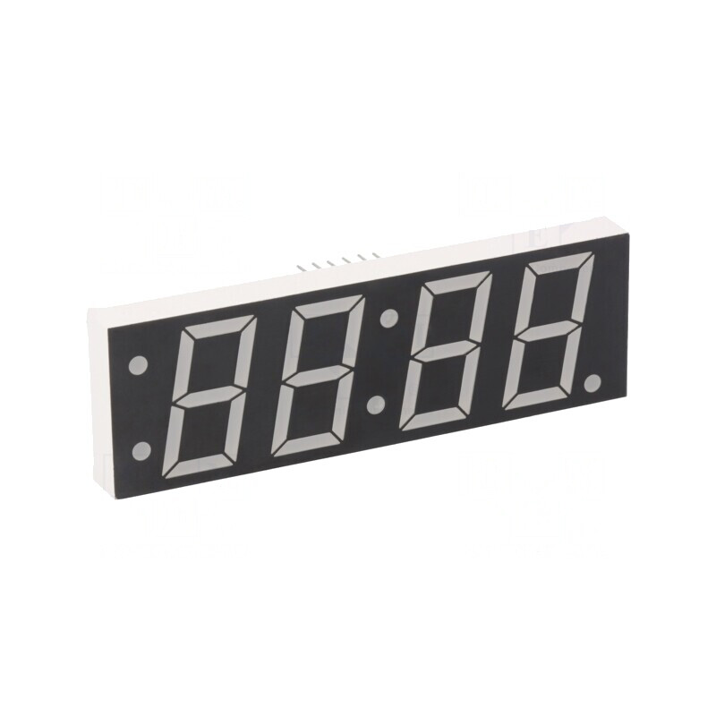 Afișaj LED 7 Segmente 24mm 4 Digiti Roșu | Electronic-mag.ro | Componente Electronice