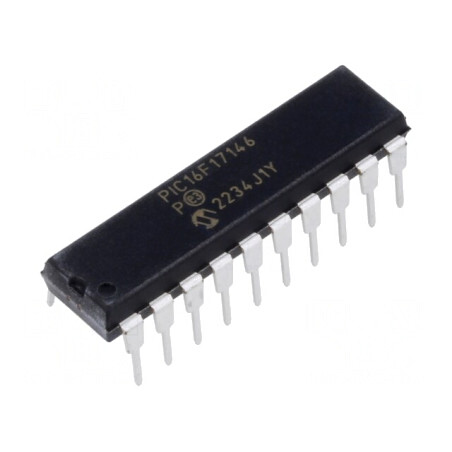 Microcontroler PIC 28kB ADC DAC EUSART I2C SPI THT | Electronic-mag.ro | Componente Electronice