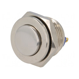 Comutator Anti-Vandalism SPST-NO 2A 36VDC IP65 Ø16mm | Electronic-mag.ro | Componente Electronice
