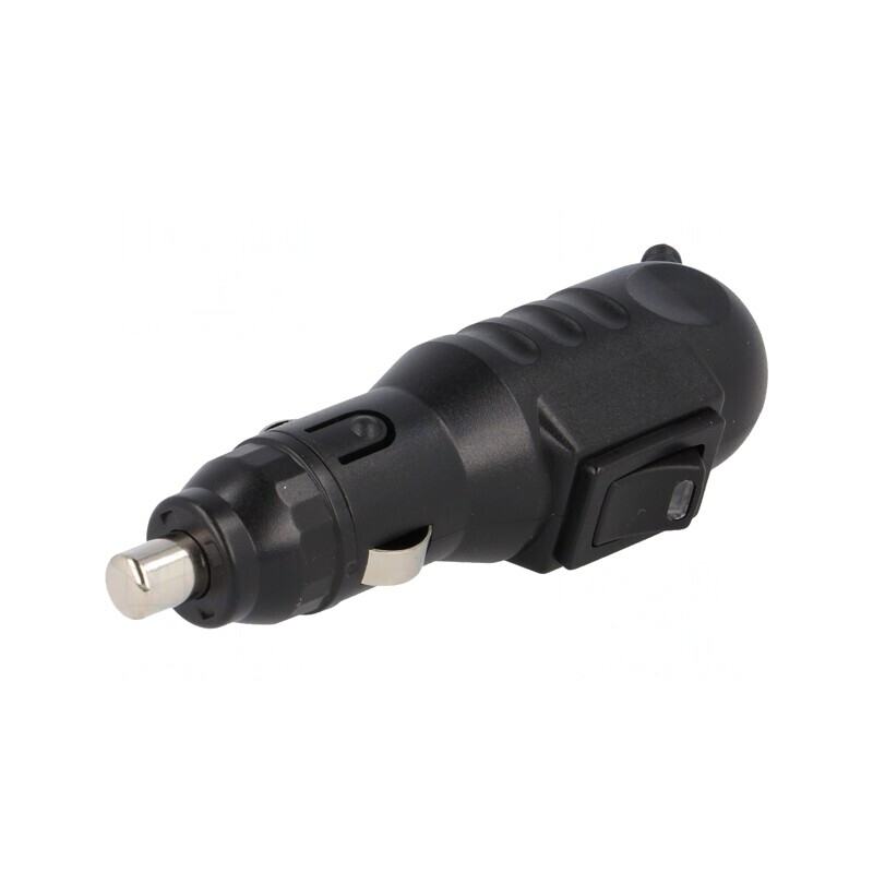 Mufă brichetă auto 12V 8A neagră | Electronic-mag.ro | Componente Electronice