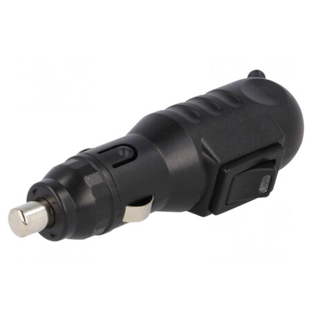 Mufă brichetă auto 12V 8A neagră | Electronic-mag.ro | Componente Electronice