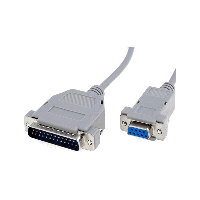 Cablu D-Sub 25pin la 9pin, 2m | Electronic-mag.ro | Componente Electronice