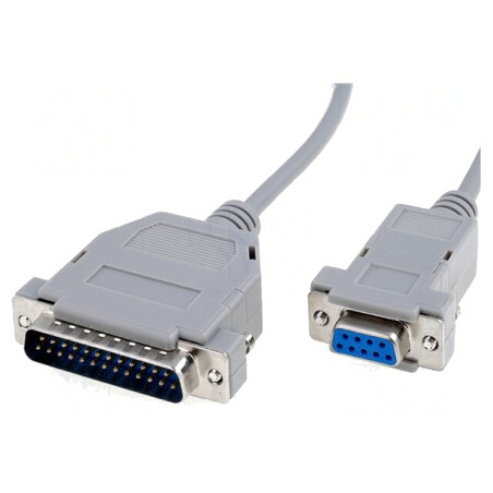 Cablu D-Sub 25pin la 9pin, 2m | Electronic-mag.ro | Componente Electronice