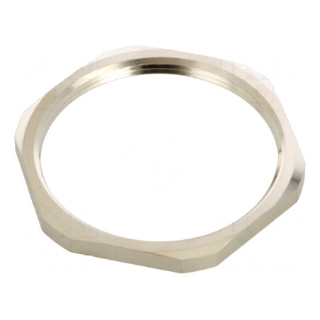 Piuliţă PG42 alamă 60mm nichelată | Electronic-mag.ro | Componente Electronice