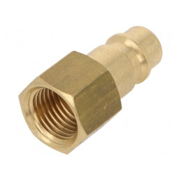 Adaptor Filetat EURO Prelungire Alamă 1/4" | Electronic-mag.ro | Componente Electronice