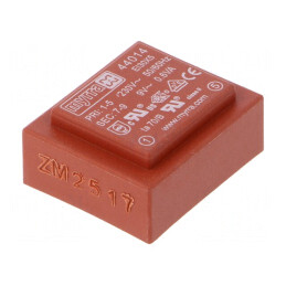 Transformator încapsulat 0,6VA 230V 9V 66mA PCB | Electronic-mag.ro | Componente Electronice