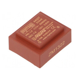 Transformator Încapsulat 0,6VA 117VAC 12V 50mA PCB | Electronic-mag.ro | Componente Electronice