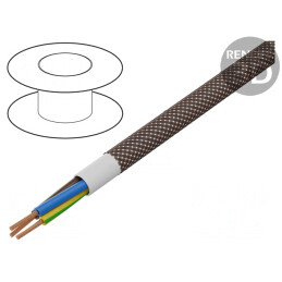 Cablu electric rotund 3G0,75mm2 300V PVC textilat | Electronic-mag.ro | Componente Electronice