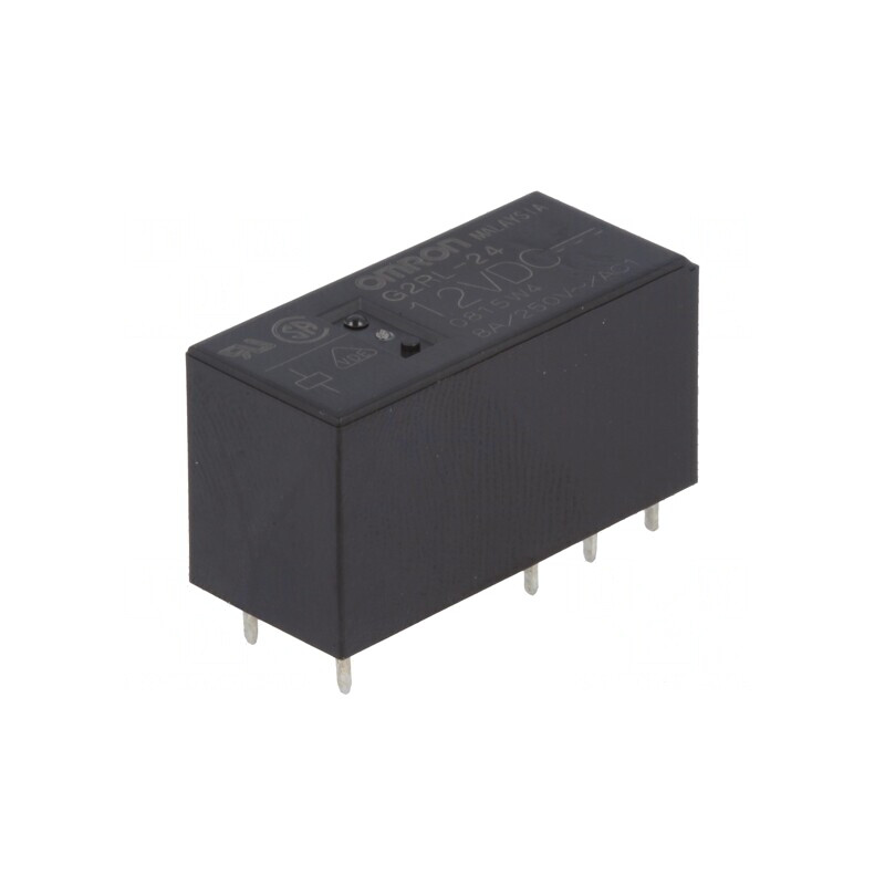 Releu Electromagnetic 12V DC 8A DPDT | Electronic-mag.ro | Componente Electronice