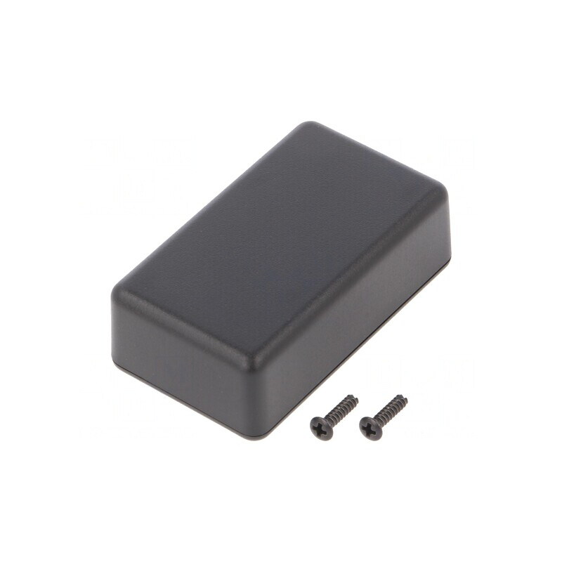 Carcasă universală 35mm x 60mm x 20mm ABS neagră IP40 | Electronic-mag.ro | Componente Electronice