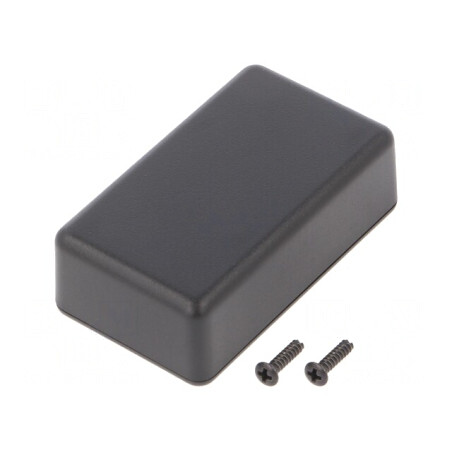 Carcasă universală 35mm x 60mm x 20mm ABS neagră IP40 | Electronic-mag.ro | Componente Electronice