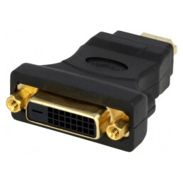 Adaptor DVI-D la HDMI Negru | Electronic-mag.ro | Componente Electronice