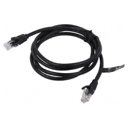 Cablu Patch Cord UTP Cat6 Negru 8m | Electronic-mag.ro | Componente Electronice