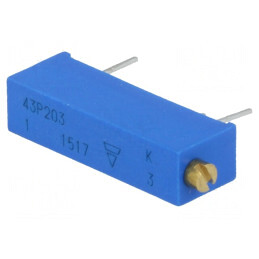 Potentiometru Multitura 20kΩ 750mW 15 Ture | Electronic-mag.ro | Componente Electronice