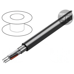 Cablu RS232 2x2x24AWG ecranat PVC | Electronic-mag.ro | Componente Electronice