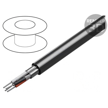 Cablu RS232 2x2x24AWG ecranat PVC | Electronic-mag.ro | Componente Electronice