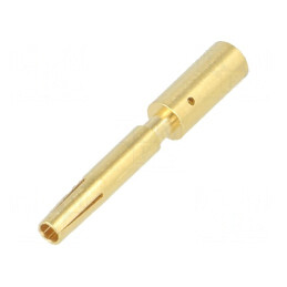 Pin mamă aurit 1,5mm M12 crimpat pe cablu 2,5mm2 | Electronic-mag.ro | Componente Electronice