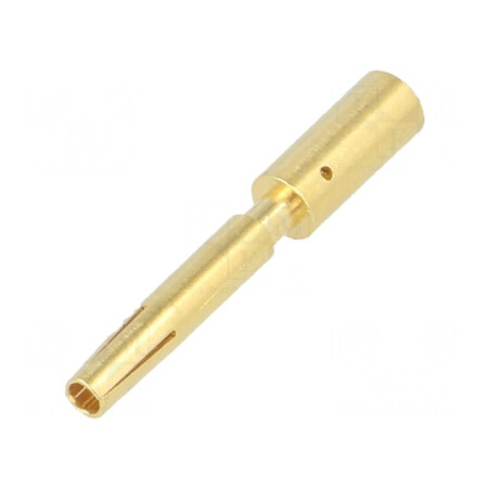 Pin mamă aurit 1,5mm M12 crimpat pe cablu 2,5mm2 | Electronic-mag.ro | Componente Electronice