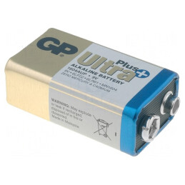 Baterie Alcalină 9V Nereîncărcabilă 6F22 | Electronic-mag.ro | Componente Electronice