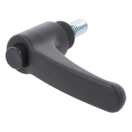 Manetă Franceză Neagră 16mm x 63mm | Electronic-mag.ro | Componente Electronice