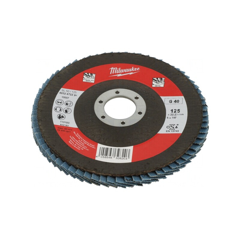 Disc de șlefuit cu lambouri 125mm 22,2mm | Electronic-mag.ro | Componente Electronice