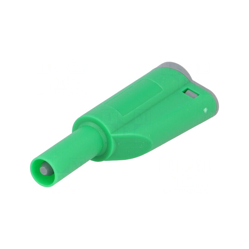 Mufă Banană Verde 4mm 36A cu Izolație | Electronic-mag.ro | Componente Electronice