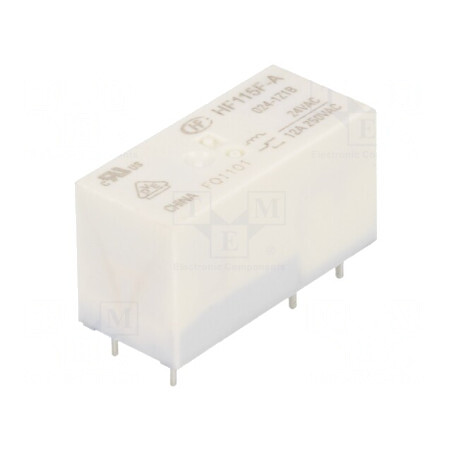 Releu Electromagnetic SPDT 24VAC 12A PCB | Electronic-mag.ro | Componente Electronice