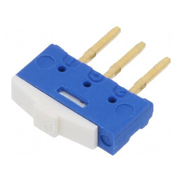 Comutator glisant 2 poziții SPDT 0,2A 24VDC ON-ON PCB THT | Electronic-mag.ro | Componente Electronice