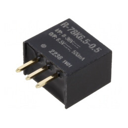 Convertor DC/DC 8-36V la 6.5V 500mA SIP3 THT | Electronic-mag.ro | Componente Electronice
