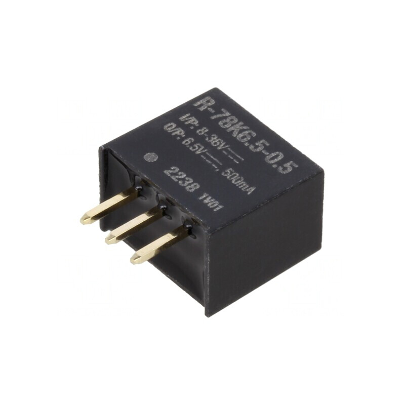 Convertor DC/DC 8-36V la 6.5V 500mA SIP3 THT | Electronic-mag.ro | Componente Electronice Convertor DC/DC 8-36V la 6.5V 500mA SIP3 THT | Electronic-mag.ro | Componente Electronice