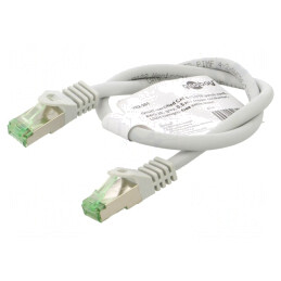 Patch cord S/FTP Cat 8.1 0,5m Gri LSZH | Electronic-mag.ro | Componente Electronice