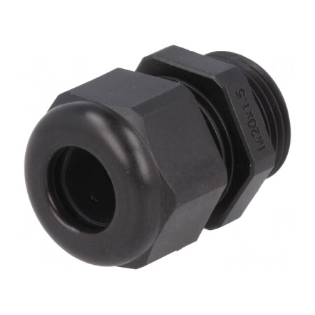 Intrare Cablu Neagră IP68 M20 6-12mm Termoplastică | Electronic-mag.ro | Componente Electronice