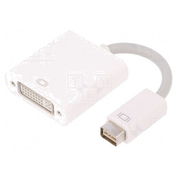Adaptor Mini DVI-I Alb 170mm | Electronic-mag.ro | Componente Electronice