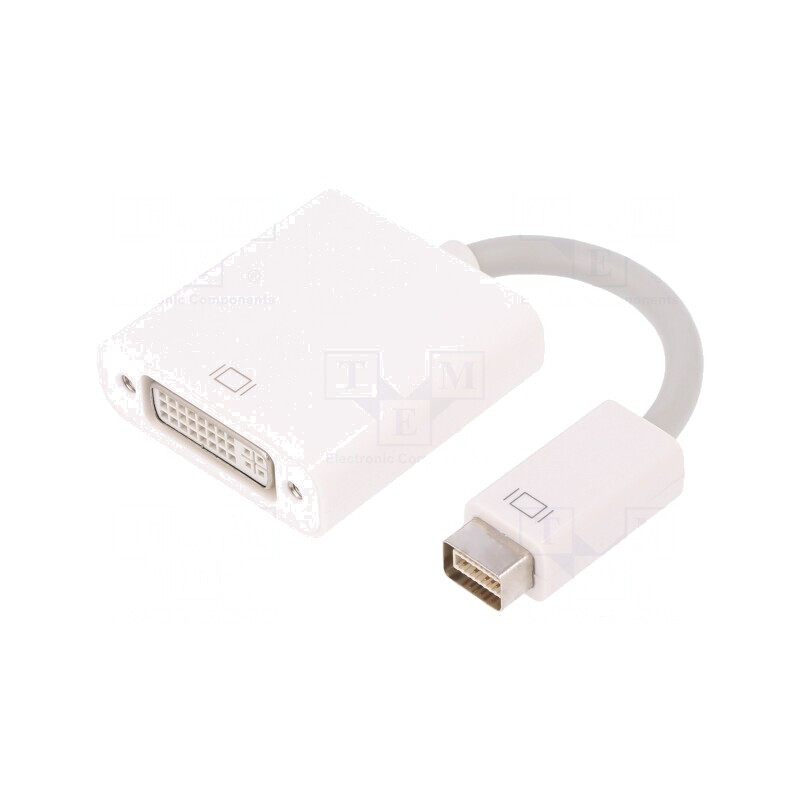 Adaptor Mini DVI-I Alb 170mm | Electronic-mag.ro | Componente Electronice