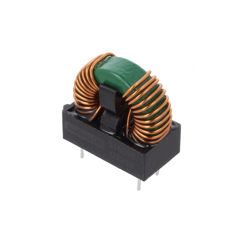 Inductor THT 0.5mH 4.1A 27mΩ -40÷125°C Verticale | Electronic-mag.ro | Componente Electronice