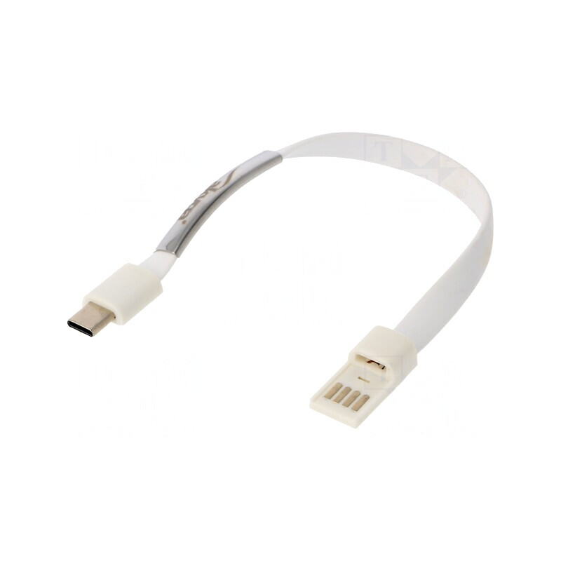 Cablu USB 3.0 A la USB C, 0.23m Alb | Electronic-mag.ro | Componente Electronice Cablu USB 3.0 A la USB C, 0.23m Alb | Electronic-mag.ro | Componente Electronice