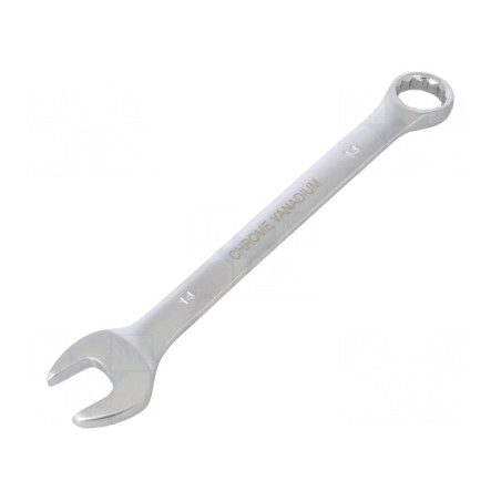 Cheie combinată 14mm oțel crom-vanadiu satinat | Electronic-mag.ro | Componente Electronice