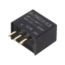 Convertor DC/DC 4.5-36V la 2.5V 500mA SIP3 | Electronic-mag.ro | Componente Electronice