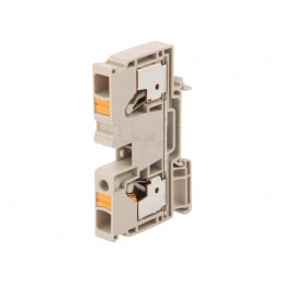 Bornă de Îmbinare cu Arc Bej 2 Borne 10mm2 | Electronic-mag.ro | Componente Electronice