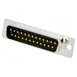 Conector D-Sub 25-Pin Soclu Tată pentru PCB THT | Electronic-mag.ro | Componente Electronice