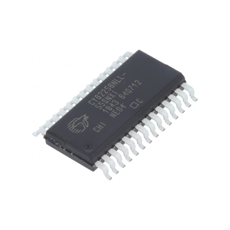 Memorie SRAM 256kb 32kx8bit 4.5-5.5V 55ns SO28 | Electronic-mag.ro | Componente Electronice