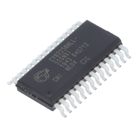 Memorie SRAM 256kb 32kx8bit 4.5-5.5V 55ns SO28 | Electronic-mag.ro | Componente Electronice