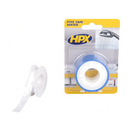 Bandă de Etanșare PTFE Albă 12mm x 12m 260°C | Electronic-mag.ro | Componente Electronice