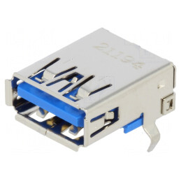 Soclu USB 3.0 Aurit PCB THT 90° | Electronic-mag.ro | Componente Electronice