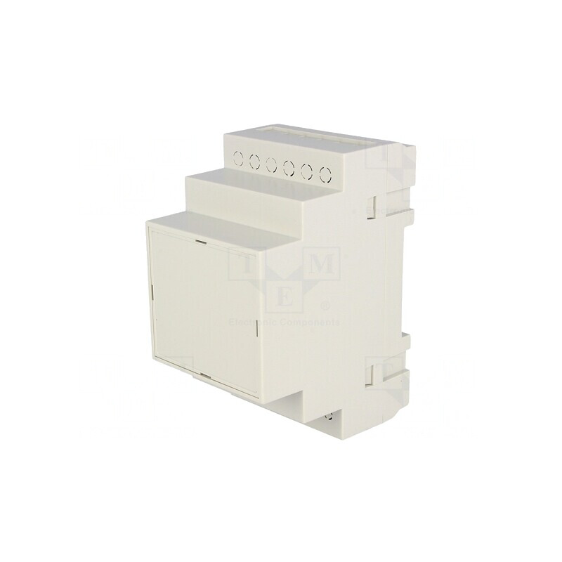 Carcasă DIN 90x52x65mm ABS Gri UL94V-0 | Electronic-mag.ro | Componente Electronice