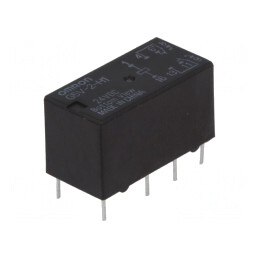 Releu Electromagnetic DPDT 24VDC 2A | Electronic-mag.ro | Componente Electronice