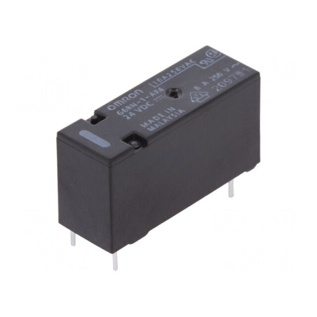 Releu Electromagnetic SPDT 24V 8A | Electronic-mag.ro | Componente Electronice