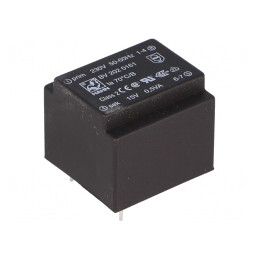 Transformator încapsulat 0,5VA 230V 15V PCB | Electronic-mag.ro | Componente Electronice