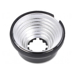Reflector rotund LED policarbonat 15.8mm | Electronic-mag.ro | Componente Electronice
